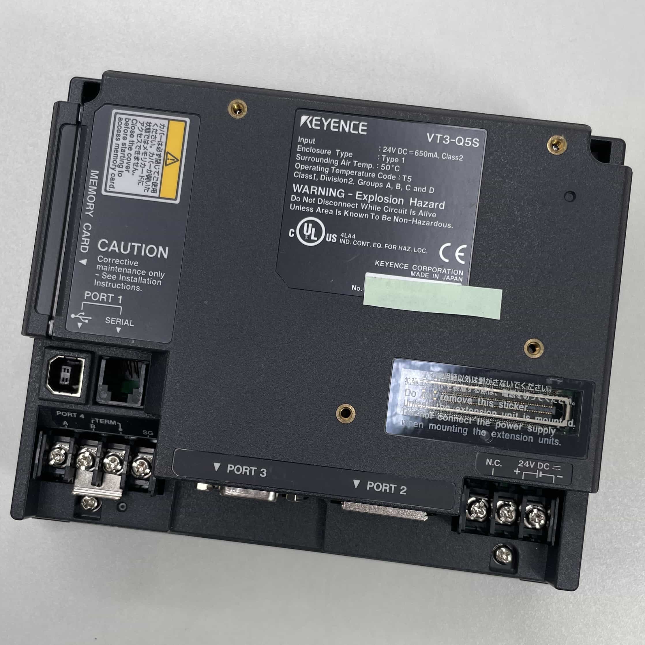 VT3-Q5S タッチパネル表示器 キーエンス | 中古FA機器・制御機器の高価